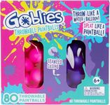 Goblies Throwable Paintballs Super Pack of 80 Throw Like a Ball, Splat Like a Paintball