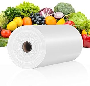 Younber 9.8 X 13.8 Inch Plastic Produce Bags Roll, 1000 Bags of 1 Big Roll for Fruits, Vegetable, Bread, Clear Kitchen Food Storage Bags (Medium)