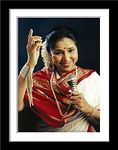 Tallenge - Asha Bhonsle - Legendary Indian Bollywood Playback Singer - Concert Poster- Medium Digital Print(Paper,12x17 inches, Multicolour)