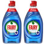 2 x 383ml Antibacterial Washing up Liquid Household Dish Glasses Cleaner Eucalyptus Tree Fragrance