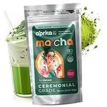 Premium Matcha Green Tea Powder - Organic Japanese Origin Ceremonial Grade Matcha - First Harvest from Japan - [3.5 Ounce] - Japanese Macha Tea - by AprikaLife