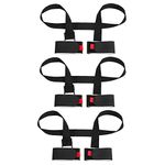 3 Pack Adjustable Ski and Pole Carrier Strap, Shoulder Ski Carrier Straps Sling with Cushioned Holder