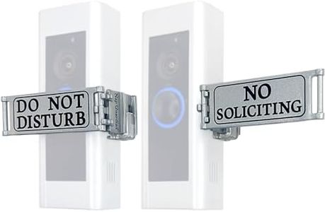 Nap Guardian - The Worlds Only Do Not Disturb Doorbell Cover Sign, No Tools Required, Just Slide On! 3 Sizes Available to Fit Over any Push Button, Wireless, or Video Smart Door bell, No Unwanted Ring