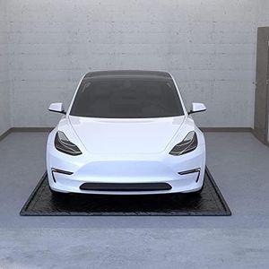 EZISOE (7'9" x 16') Garage Floor Containment Mat, Non-Slip Garage Floor Mat - Heavy Duty Waterproof Protection from Sand, Snow, Rain and Mud for Cars