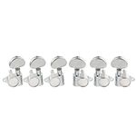 Wilkinson WJ303 3L3R Guitar Tuners Machine Heads Tuning Pegs Keys for Epiphone USA Les Paul SG Electric or Acoustic Guitar, Chrome