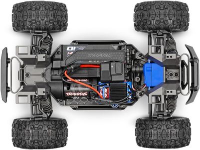 Traxxas Mini MAXX RC Monster Truck – RTR, Blue, Battery & Charger Included