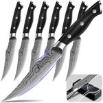 CoquusAid Steak Knives Set of 6, 4.