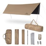 Naturehike Camping Tent Tarp Waterproof Rain Protection Anti-UV Sun Canopy Awnings Awnings Pavilion for Outdoor Camping Picnic Festival