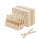 MANCHAP 1000 PCS 2.5 Inch Mini Wood Lollipop Popsicle Sticks, 65 x 10 x 2mm Natural Wooden Lolly Craft Sticks for DIY, Arts