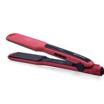 Havells Wide Plate Hair Straightener - HS4121 (Red_Free Size)