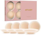 ATTLADY Nipple Covers No Show 4 Pai