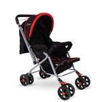 Jammbo Shine Stroller: Versatile, Safe, and Stylish Baby Travel System with Reversible Handlebar, Adjustable Seat Walker, Extendable Canopy, and Mosquito Net - Perfect for Modern Parents & Kids - Red