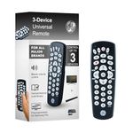 GE Universal Remote Control for Samsung, Vizio, LG, Sony, Sharp, Roku, Apple TV, RCA, Panasonic, Smart TVs, Streaming Players, Blu-ray, DVD, 3-Device, Black, 34456