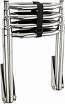 Amarine-made 4 Step Wide Steps Stainless Steel Telescoping Boat Ladder Swim Step