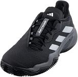 adidas Men's Barricade Clay Tennis Shoe, Black/White, 11.5