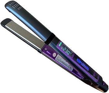 Lissara Classic Evolv - Plancha de pelo profesional - Placas de Nanotitanio y flotantes - Detector de humedad - 230 °C - Especial para alisado brasileño - Negra