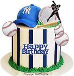 Baseball Hat Cake Topper with Hat H