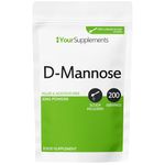 Your Supplements - D Mannose Pure Powder 200g | Natural & Non GMO | Vegetarian & Vegan Friendly | Scoop Included