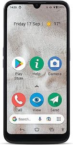 Doro 8100 4G Smartphone, Entsperrt, für Senioren, Wasserdicht, mit Dreifachkamera, 6,1 Zoll Display, GPS und Gesichtserkennung Europäische Version (Schwarz)