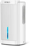 Dehumidifier,95 OZ Water Tank, (1000 sq. ft) Quiet Dehumidifier for Basement, Bathroom, RV, Closet, Bedroom with Auto Shut Off, Sleep Mode,7 Colors LED Light, Dehumidifiers for Home, White