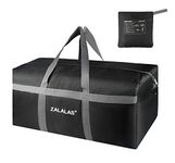 ZALALAS 96L Travel Duffle Bag, Foldable Extra Large Duffel bag Lightweight Travel Bag for Men Women Water-proof & Tear Resistant,Black