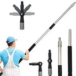 30 inch -365 inch splicing adjustment telescopic rod, 3 to 12 foot telescopic rod, paint roller extension rod, multi-purpose extension rod, heavy-duty sturdy aluminum telescopic rod, paint extension r