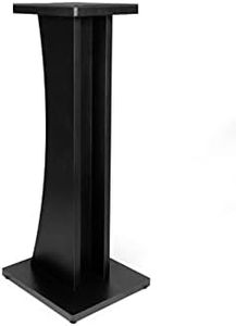 Gator Frameworks Elite Series Floor-Standing Wood Studio Monitor Speaker Stand in Black Finish; Single (GFW-ELITESPKSTMN-BLK)