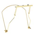 SECRET DESIRE Harmonica Holder Adjustable Professional Neck Stand Gold for 10 Holes