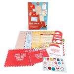 abeec Christmas Jingle Letter To Santa - Santa Letter Writing Kit For Kids - Fun Christmas Activities, Letter Writing Paper And Envelopes - Letter To Father Christmas Kit - Christmas Letter To Santa