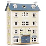 Le Toy Van - Palace House Large Wooden Doll House | 5 Storey Wooden Dolls House Play Set - Suitable For Ages 3+, Cream