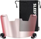 SLEEFS Football Helmet Visor/Shield - Fits Youth & Adult Helmets - includes Quick Visor Clips + Microfiber Travel Bag