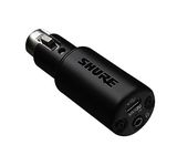 Shure MVX2U XLR-to-USB Digital Interface with Headphone Jack, Integrated Pre-amp with 60 dB Gain Control, Zero-Latency Monitoring, 48 V Phantom Power, ShurePlus Desktop App, 1 m USB-C Cable