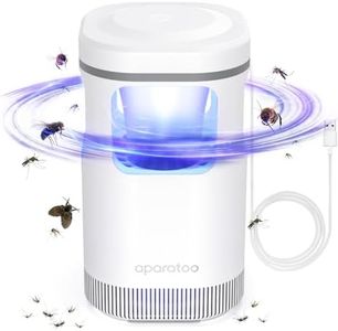 Fly Killer, Mosquito Killer Lamp Electric Fly Zapper Fly Trap, USB Fruit Fly Killer UV Fly Catcher Bug Zapper for Kitchen Bedroom Camping Office, Safe Insect Killer Outdoor Indoor for Home Use