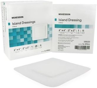 Mckesson Performance Island Dressing 2X2 Pad 4X4 Overall Sterile Adhesive BRD - Box of 25 by Mckesson