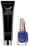 Lakmé Absolute Blur Perfect Makeup Primer, 30g And Lakmé Insta Eye Liner, Blue, 9 ml