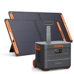 Jackery Solar Generator 3000Pro, 3024Wh Power Station with 2 * 100W Solar Panels, Fast Charging in 2.4 Hours, Intelligent BMS, Dual PD 100W Ports for RV Outdoor Camping & Power Outages