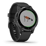 Garmin [ Renewed ] vívoactive 4S, GPS Smartwatch with All-day Health Monitoring, Fitness Features, Music and up to 8 days battery life, Black (Renewed)