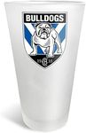 Canterbury Bulldogs NRL Frosted Conical Glass 450ml