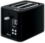 Tefal Smart 'N' Light 2 Slice Digital Toaster TT640840, Black