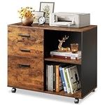 DEVAISE 3-Drawer Wood File Cabinet,