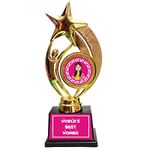 Family Shoping Womens Day Gift Worlds Best Women Trophy Medal Award for Mother