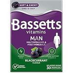 Bassetts Vitamins Man Multivitamins & Multiminerals Blackcurrant 30's