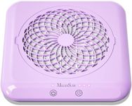 MelodySusie Nail Dust Collector,SproF Professional 4500 RPM Nail Vacuum Fan Vent Dust Collector with 3 Suction,Touch Control,Powerful Suction Nail Tech Tools Manicure Accessories for Nail Salon,Home