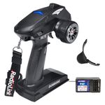 DUMBORC X4 2.4GHz 4-Channel RC Radio Transmitter and Receiver P6F with Fail-Safe & Low Voltage Alarm Function Mixed Mode for Rc Vehicle Car Boat Tank Model Parts Remote Controller