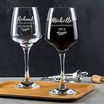 Personalized Leaving Wine Glass - R
