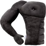 Muscle Man Pillow – Cute and Fun Hunky Husband Cuddle Companion – Boyfriend Ripped Body Pillow with Benifits – Unique Gag Gift Idea – Body Pillow, Black Man