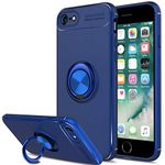 SORAKA Case for iPhone 6 Plus/6S Plus with 360 Degree Rotation Ring Holder Soft TPU Slim Fit Case iPhone 6S Plus Case with Metal Plate for Magnetic Car Phone Holder