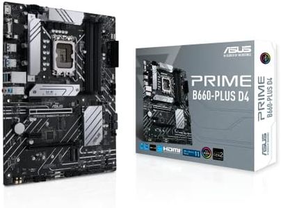 ASUS Prime B660-PLUS D4 LGA 1700(Intel 12th Gen) ATX Motherboard(PCIe 4.0, DDR4,3xM.2 Slots, 2.5Gb LAN, Rear USB 3.2 Gen 2x2 Type-C, Front USB 3.2 Gen 1 Type-C, Thunderbolt 4 Header Support)