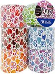 BAZIC Printed Duct Tape Heart Patte