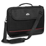 PEDEA laptop bag "Trendline" bag for notebooks with screens up to 18.4 inches (46.7 cm); shoulder bag with shoulder strap, black